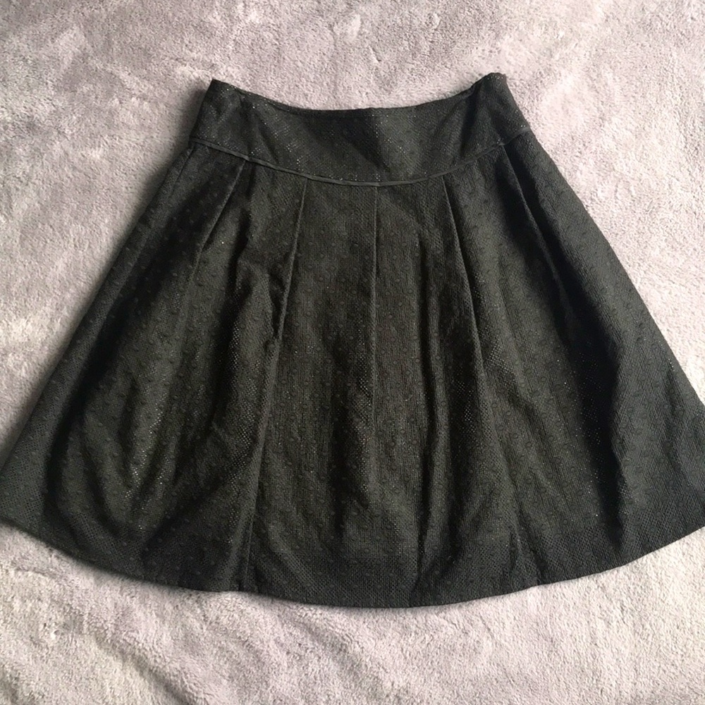 Talbots Black Flowy Skirt